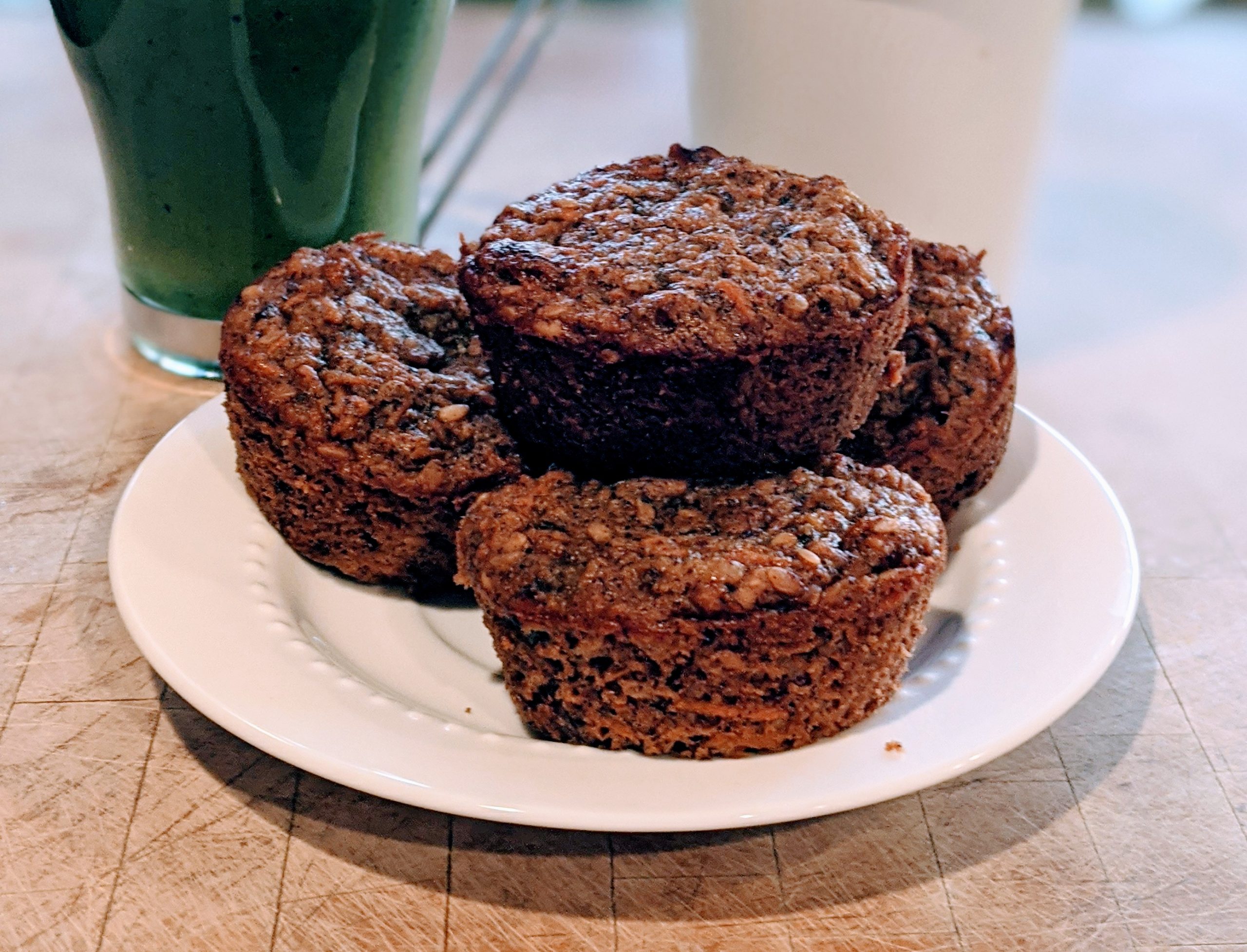 Flourless Vegan Morning Glory Muffins » Foodom