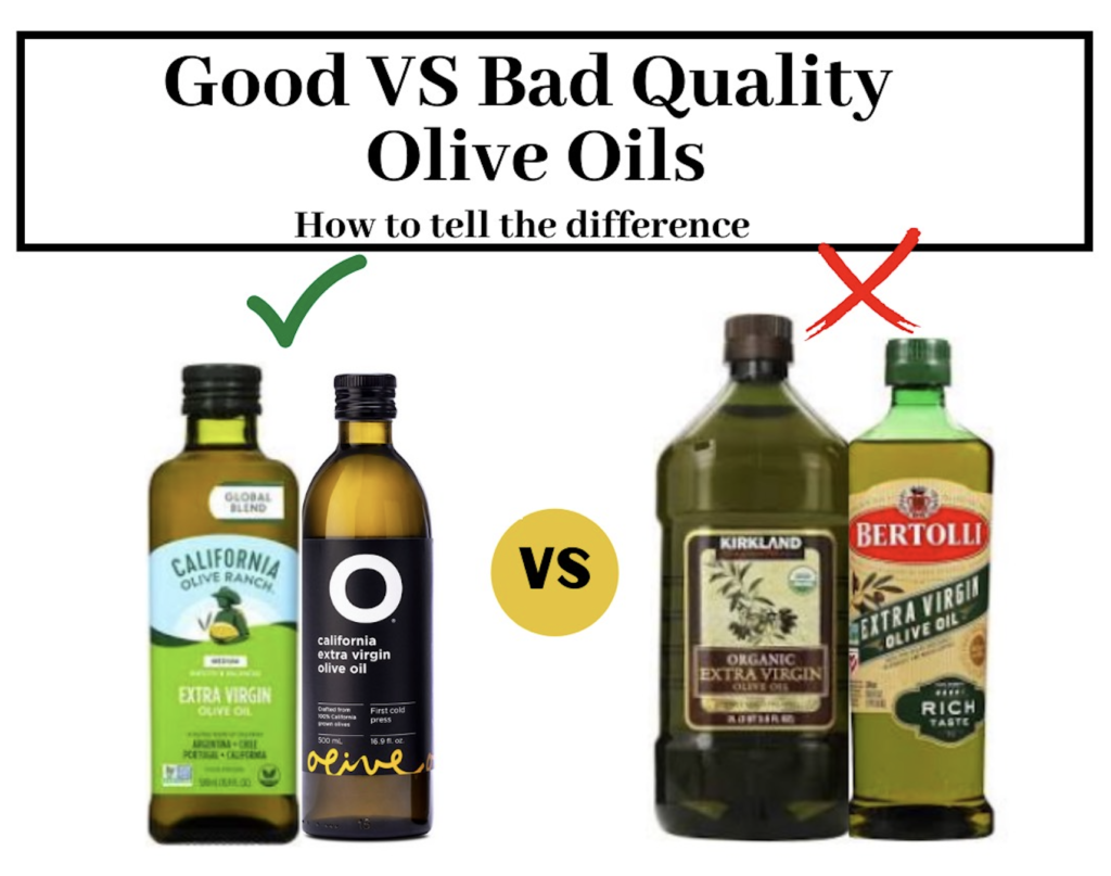 Good Vs Bad Quality Olive Oils