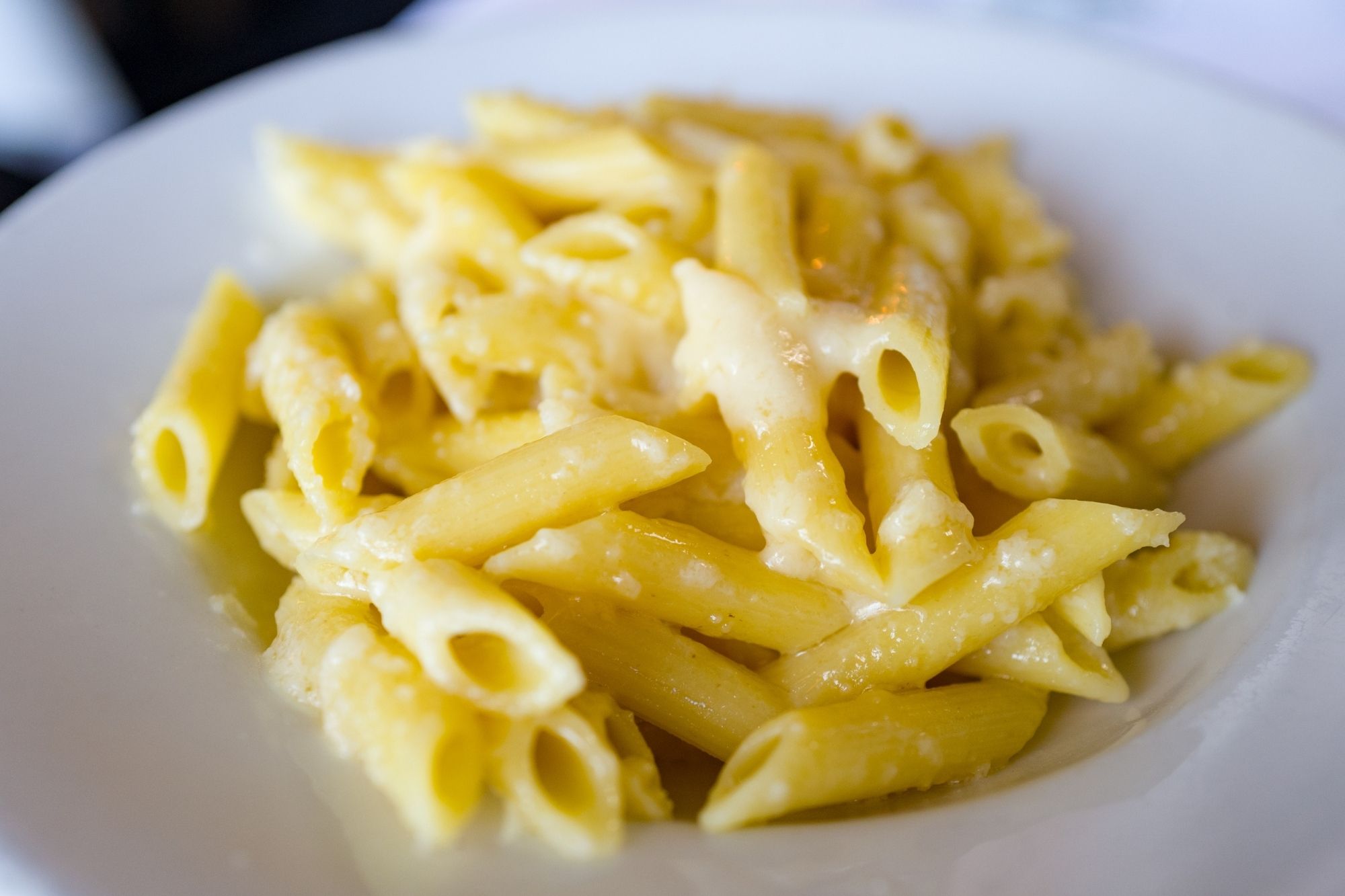 Simple Buttered Penne Pasta » Foodom