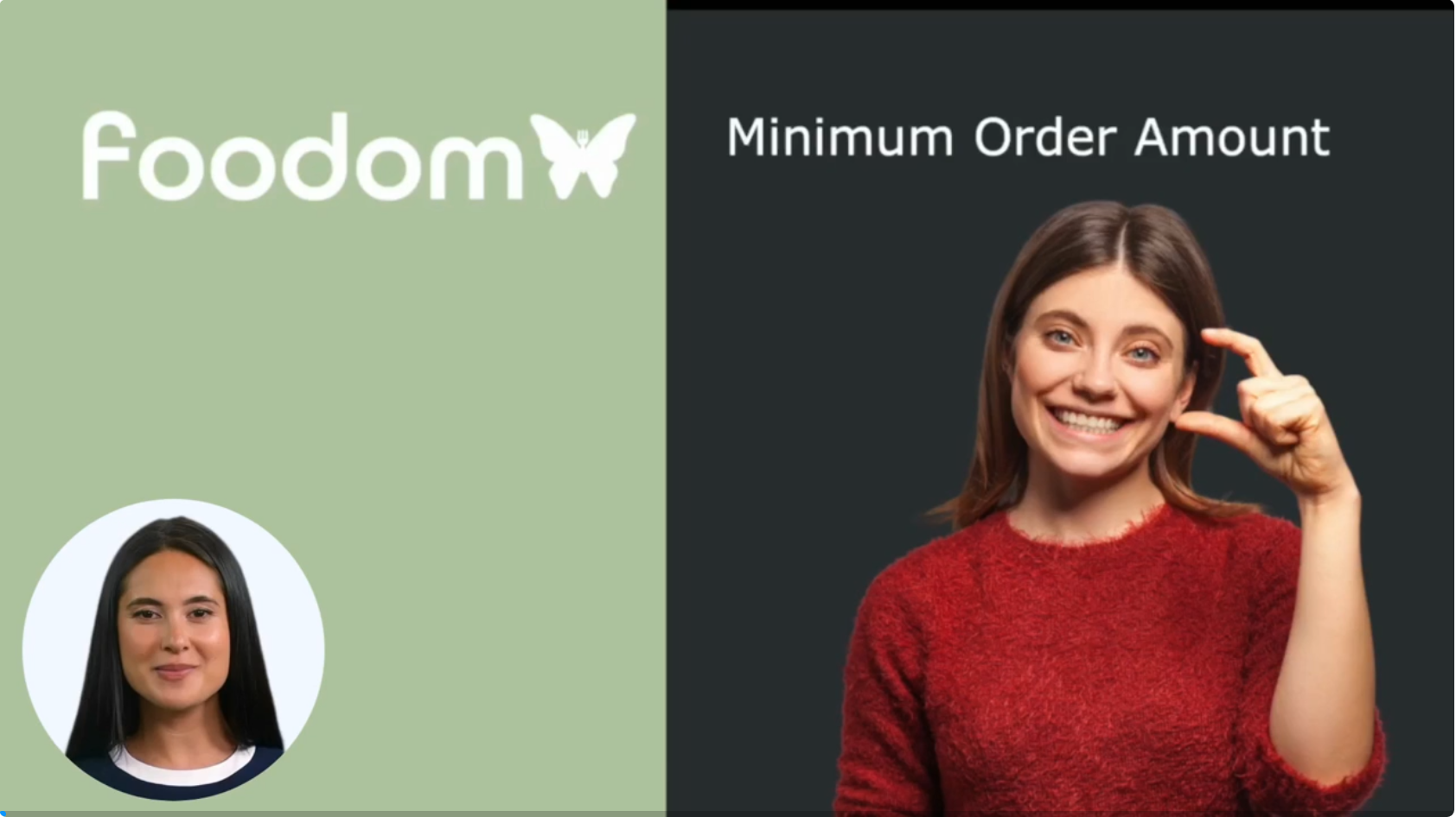 Minimum order amount